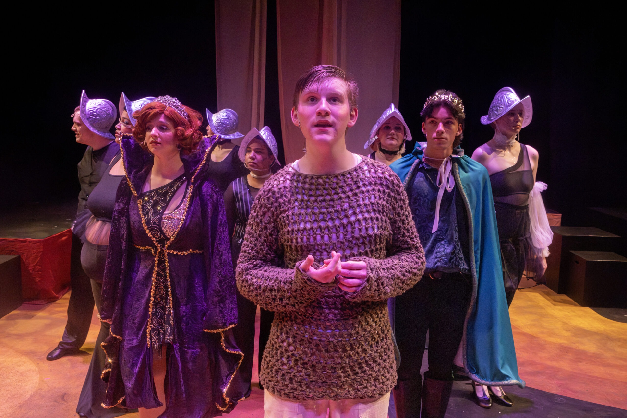 Performer auditioning at Community Theatre League