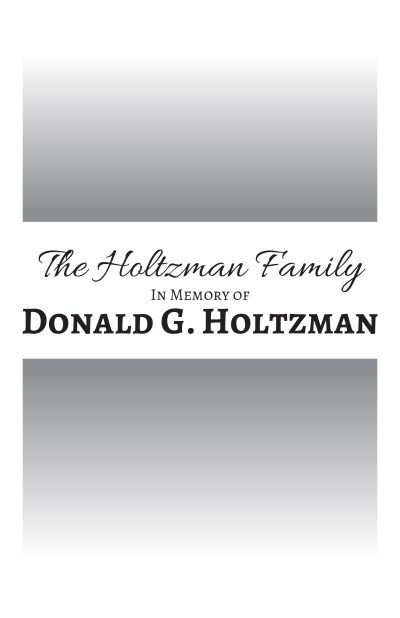 Holtzman ad copy